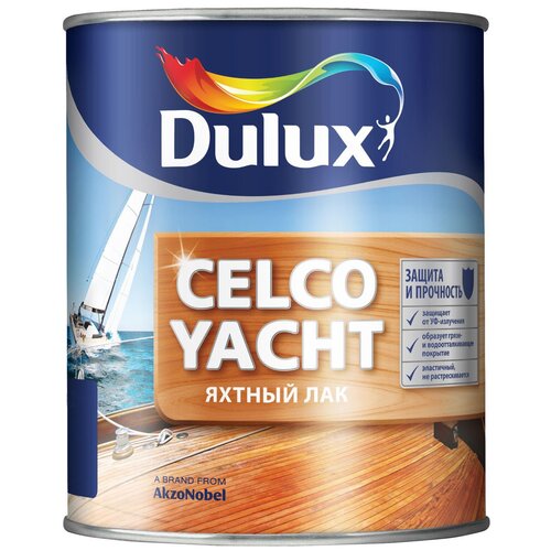 Лак яхтный Dulux Celco Yacht 90 алкидно-уретановый прозрачный 2.5 л