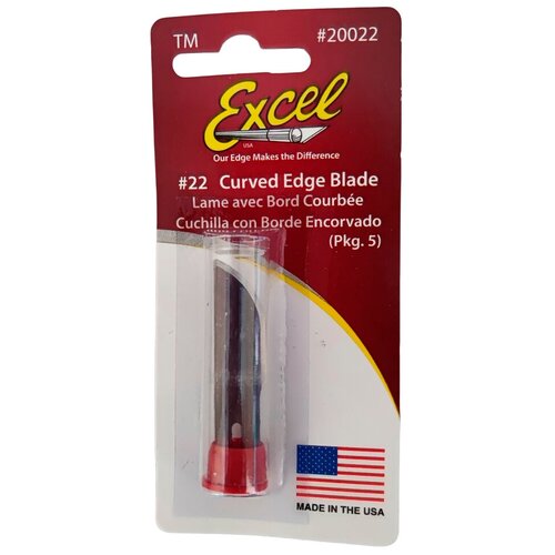 Набор из пяти лезвий N22 для модельного ножа, Excel (США) набор модельных ножей и лезвий delux excel сша