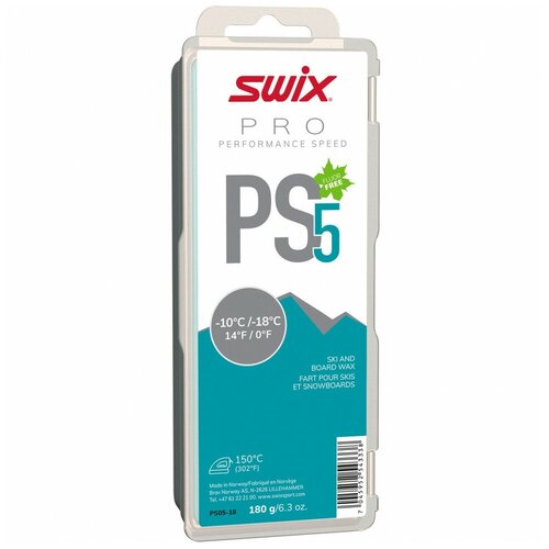 фото Парафин swix ps5 turquoise, 180 г