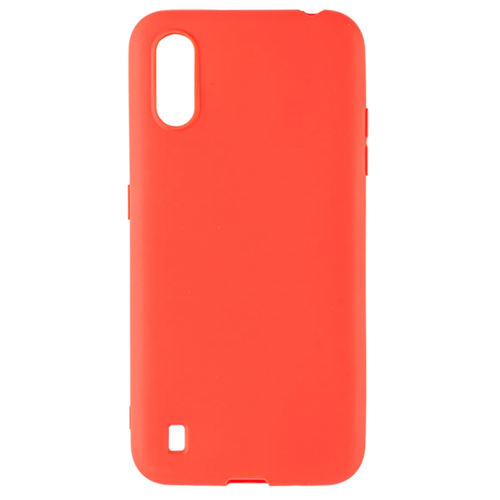Чехол силиконовый для Samsung Galaxy A01/А015, good quality, красный