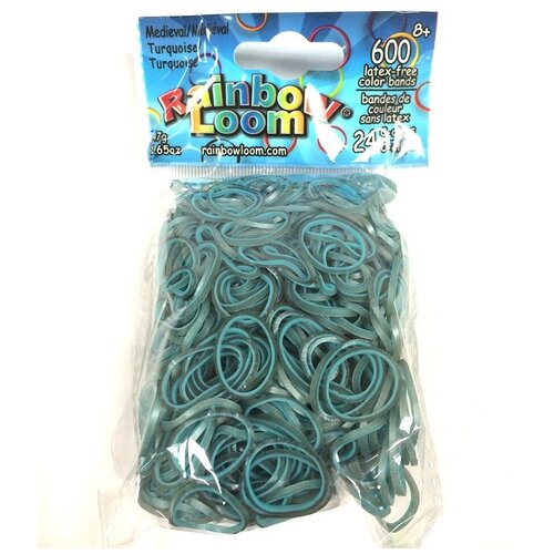 Резинки для плетения браслетов Rainbow Loom Бирюза Средневековье Medieval Turquoise (BW0061) rainbow loom набор для плетения украшений hair loom studio double