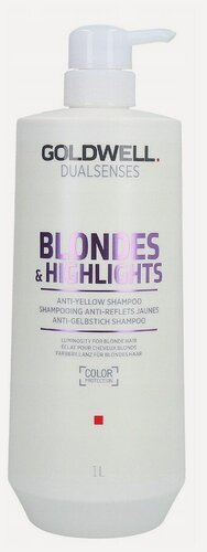 Изображение товара Goldwell Dualsenses Blondes Highlights Anti-Yellow Shampoo - Шампунь против желтизны 1000 мл