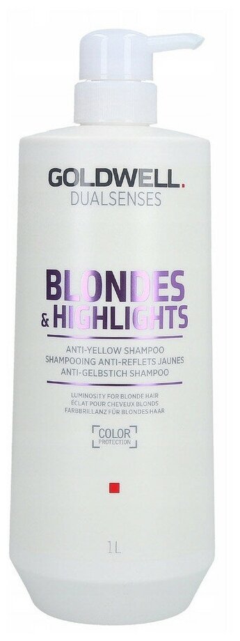 Goldwell Dualsenses Blondes Highlights Anti-Yellow Shampoo - Шампунь против желтизны 1000 мл