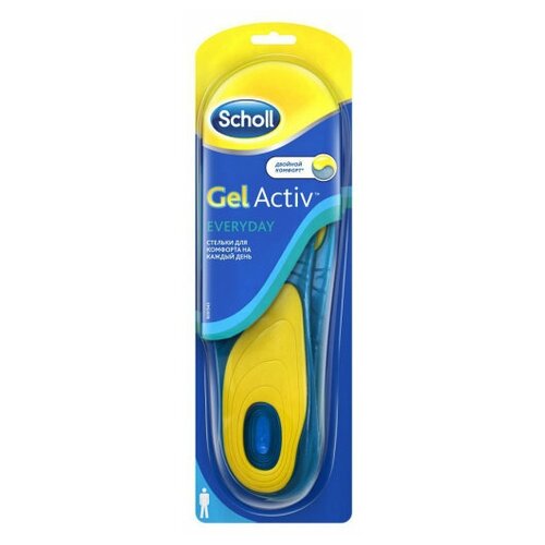 Scholl Стельки для комфорта на каждый день GelActiv Everyday для мужчин 8261542