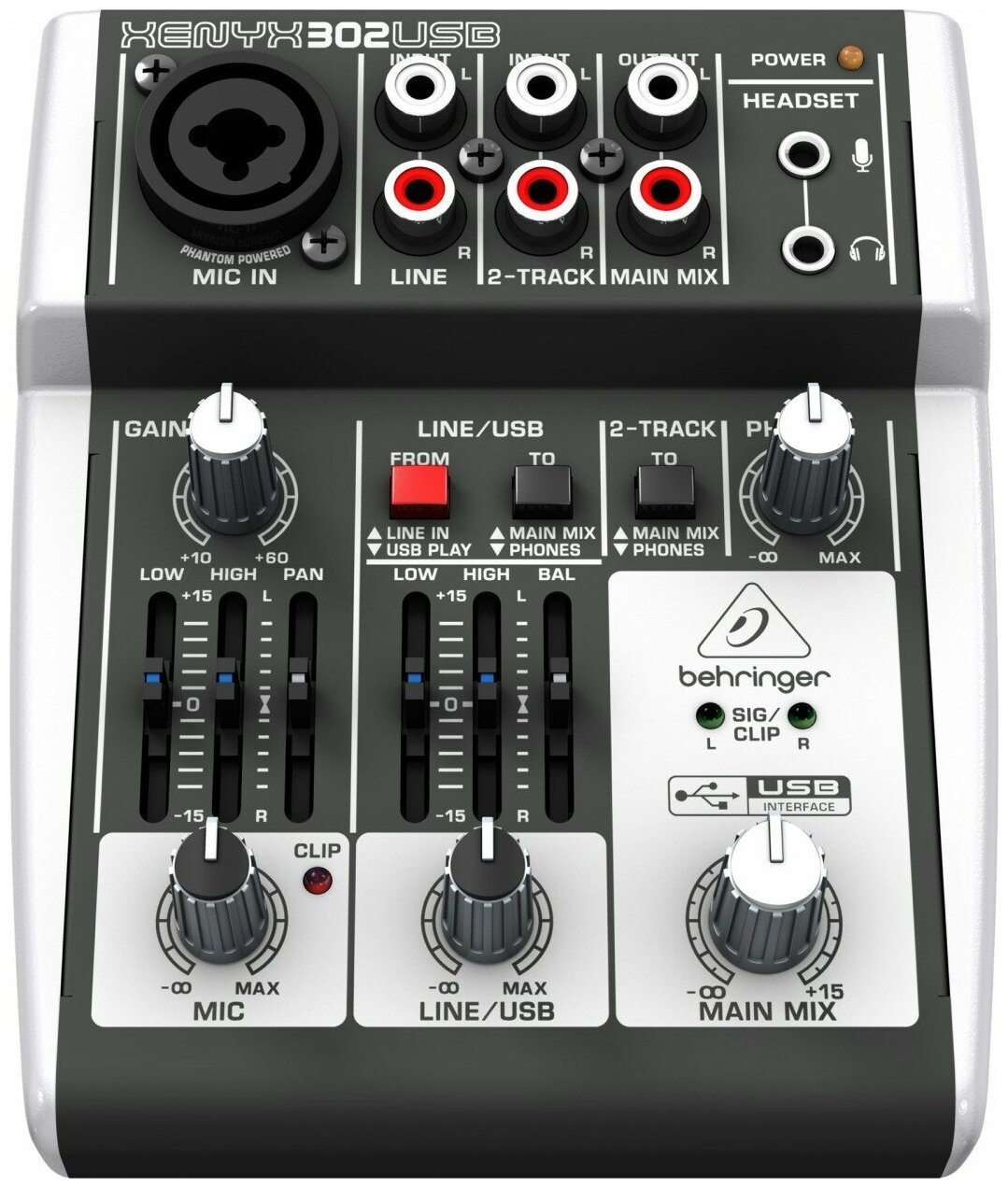 Behringer Xenyx 302USB микшерный пульт