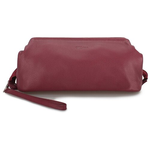 фото Косметичка из натуральной кожи «биатрис» w4-8001 burgundy lekiko