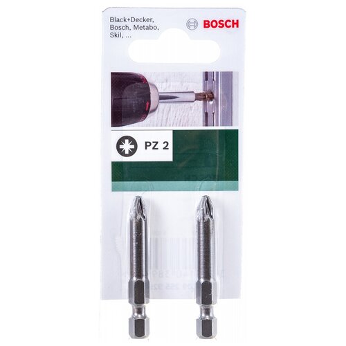 Bosch 2 биты 49ММ POZIDRIV 2 XH DIY 2609255929