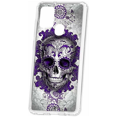 фото Чехол на samsung galaxy a21s kruche print sugar skull / чехол для samsung / чехол с рисунком / чехол с принтом / чехол для самсунг / чехол для самсунг / бампер на гелакси / чехол накладка для гэлэкси / противоударная накладка для samsung galaxy / защита для galaxy / защита на samsung / cиликоновый чехол для samaung galaxy / пластиковый чехол на самсунг / защитный чехол для самсунг / чехольчик / защита телефона / ударопрочный чехол / галакси кruче