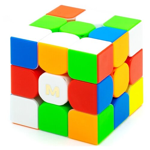 Скоростной магнитный кубик Рубика YJ 3x3x3 MGC Elite Цветной пластик кубик рубика скоростной магнитный yj 3x3x3 mgc