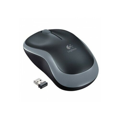 Мышь беспроводная Logitech M185 Swift Grey серая оптическая 1000dpi 24 GHzUSB-ресивер арт 910-002252 MN MR0087 CU0019 189000₽
