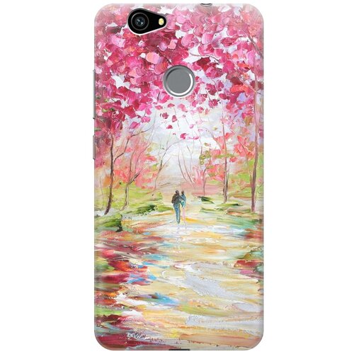 фото Re:pa накладка transparent для huawei nova с принтом "весенняя роща"