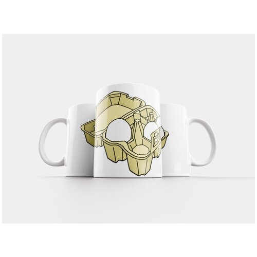 фото Кружка "яйцо, дюжина, контейнер" 320 мл lotsprints