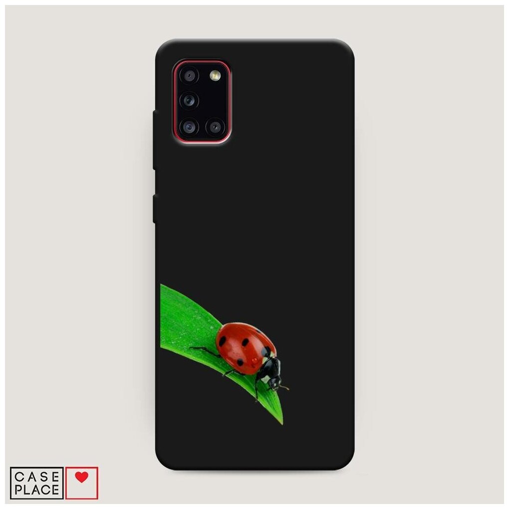 Матовый силиконовый чехол "На счастье" на Samsung Galaxy A31 / Самсунг Галакси А31