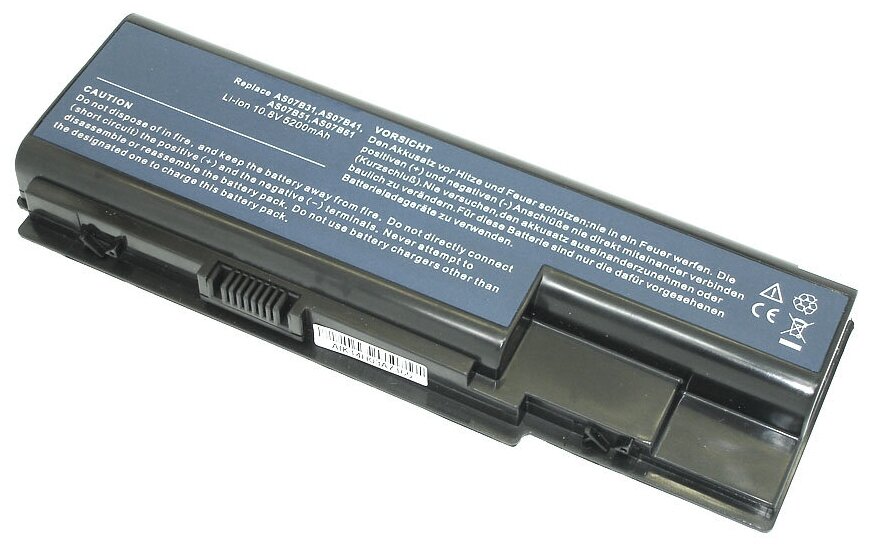 Аккумуляторная батарея для ноутбука Acer Aspire 5520 5920 6920G 7520 11.1V 5200mAh OEM черная