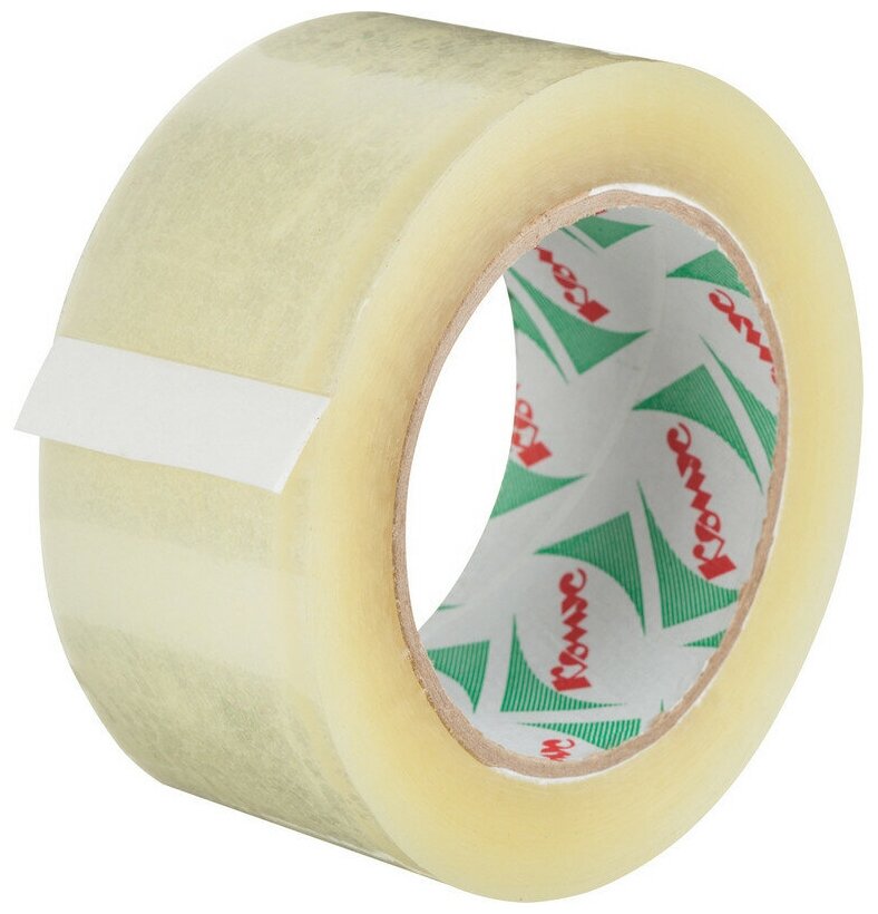 Клейкая лента упаковочная Комус 50мм х 100м 50мкм прозрачная 164283