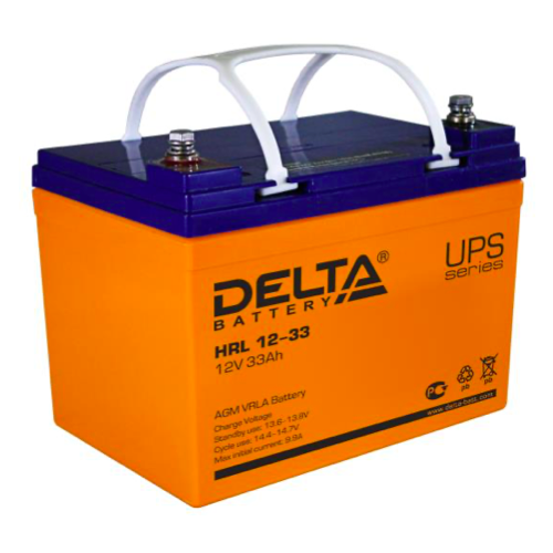 фото Аккумулятор delta hr 12-33 l delta battery
