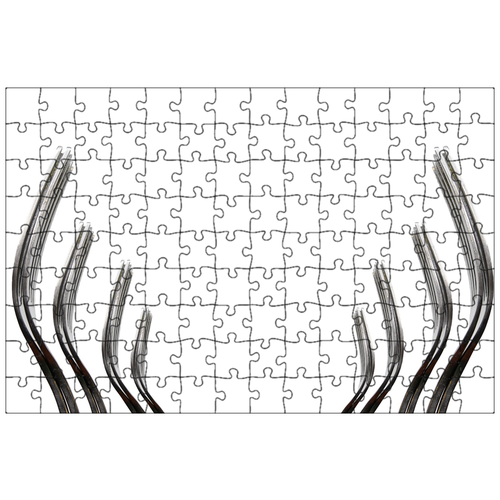 фото Магнитный пазл 27x18см."вилка, посуда, кухня" на холодильник lotsprints