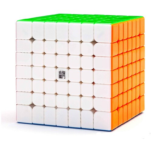 Магнитный кубик Рубика 7х7 YJ YuFu V2 Magnetic, color кубик рубика магнитный yj 2x2 yupo magnetic color