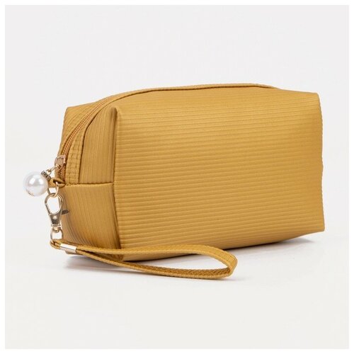 фото Косметичка на молнии, цвет горчичный нет бренда