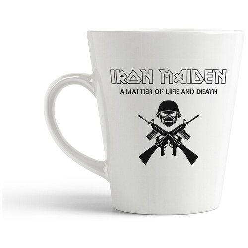 фото Кружка-латте coolpodarok "iron maiden a matter of life and death"