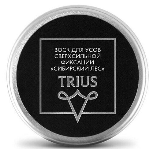 Trius Moustache Wax - Воск для усов сверхсильной фиксации Сибирский лес 15 мл