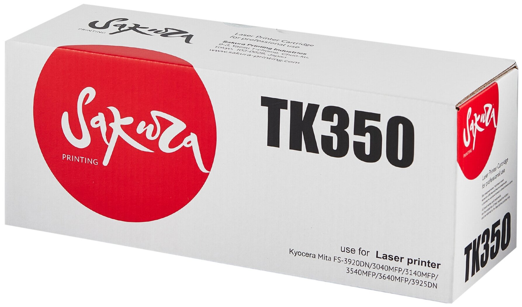 Картридж TK350 (1T02LX0NLC) для Kyocera Mita, лазерный, черный, 15000 страниц, Sakura
