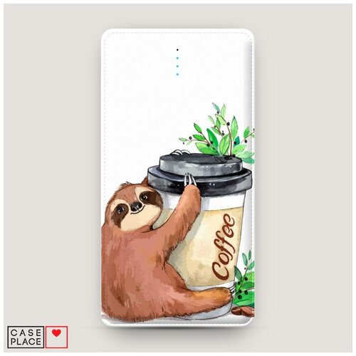 Power bank 10000 mАh Ленивец с кофе 219000₽