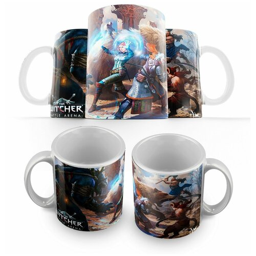 фото Кружка белая witcher 2018 (ведьмак, витчер) 11 creative mug