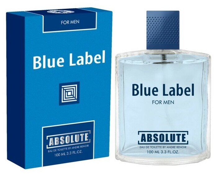 Туалетная вода мужская Absolute Blue Label, 100 мл 4125345