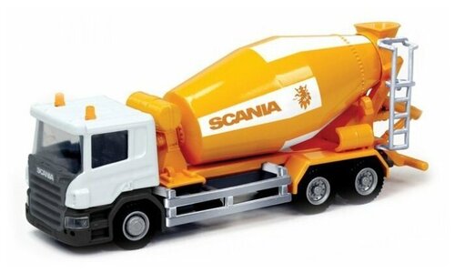 Бетономешалка металлическая 1:64 Scania, без механизмов, 144005