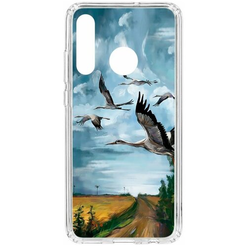 фото Чехол на honor 8s / y5 2019 / honor 8s prime kruche print журавли / чехол для huawei / чехол с рисунком / чехол с принтом / чехол для хонор / чехол для хуавей / бампер на хуавей / чехол накладка для хонор / противоударная накладка для honor huawei / защита для honor / защита на huawei / cиликоновый чехол для huawei honor / пластиковый чехол на huawei / защитный чехол для honor / чехольчик / защита телефона / ударопрочный чехол кruче