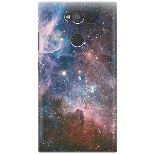 фото Re:pa накладка transparent для sony xperia l2 с принтом "космос"