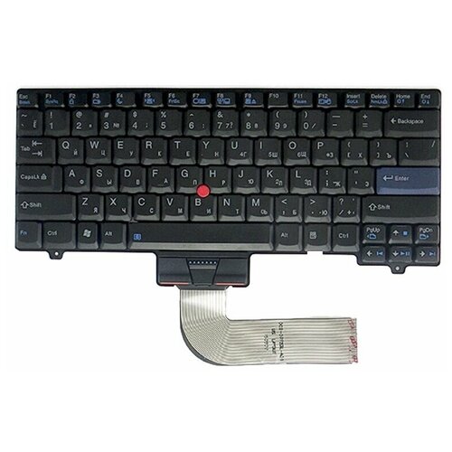 Клавиатура для ноутбука Lenovo Thinkpad SL400 SL400C SL500 Series Плоский Enter Черная без рамки PN 42T3836 42T3869 253000₽