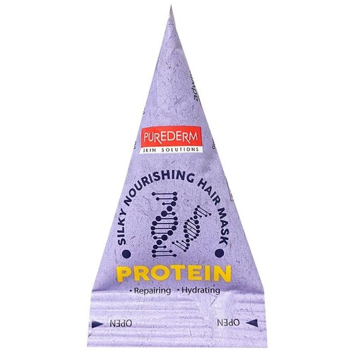Питающая маска для восстановления волос, Purederm Silky Nourishing Hair Mask Protein