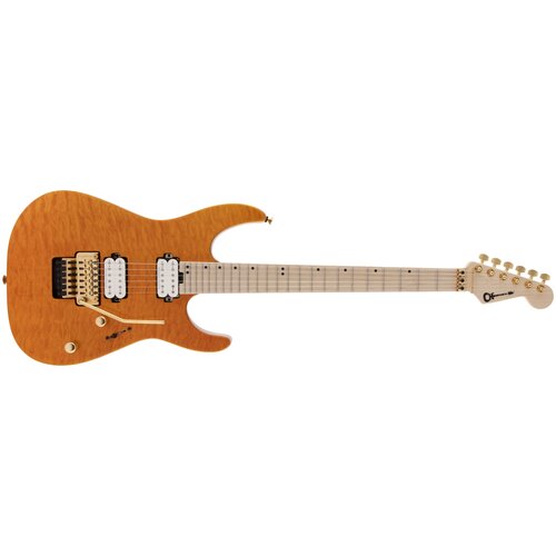 CHARVEL PM DK24 HH FR DARK AMBER электрогитара, цвет янтарь