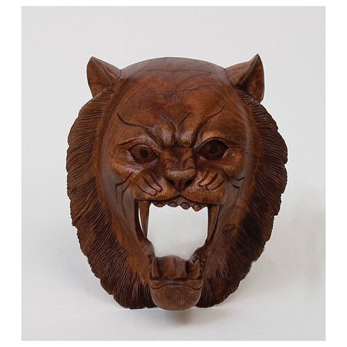Маска тигр 25 см (красное дерево) В2-0124 113-401247