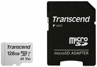 Карта памяти Transcend MicroSD 128GB UHS-I U1 | TS128GUSD300S-A