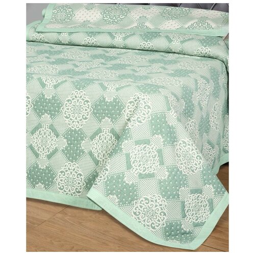 Покрывало жаккардовое Луизазеленая 180х235