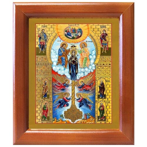 Икона Божией Матери Ключ Разумения, в рамке 12,5*14,5 см