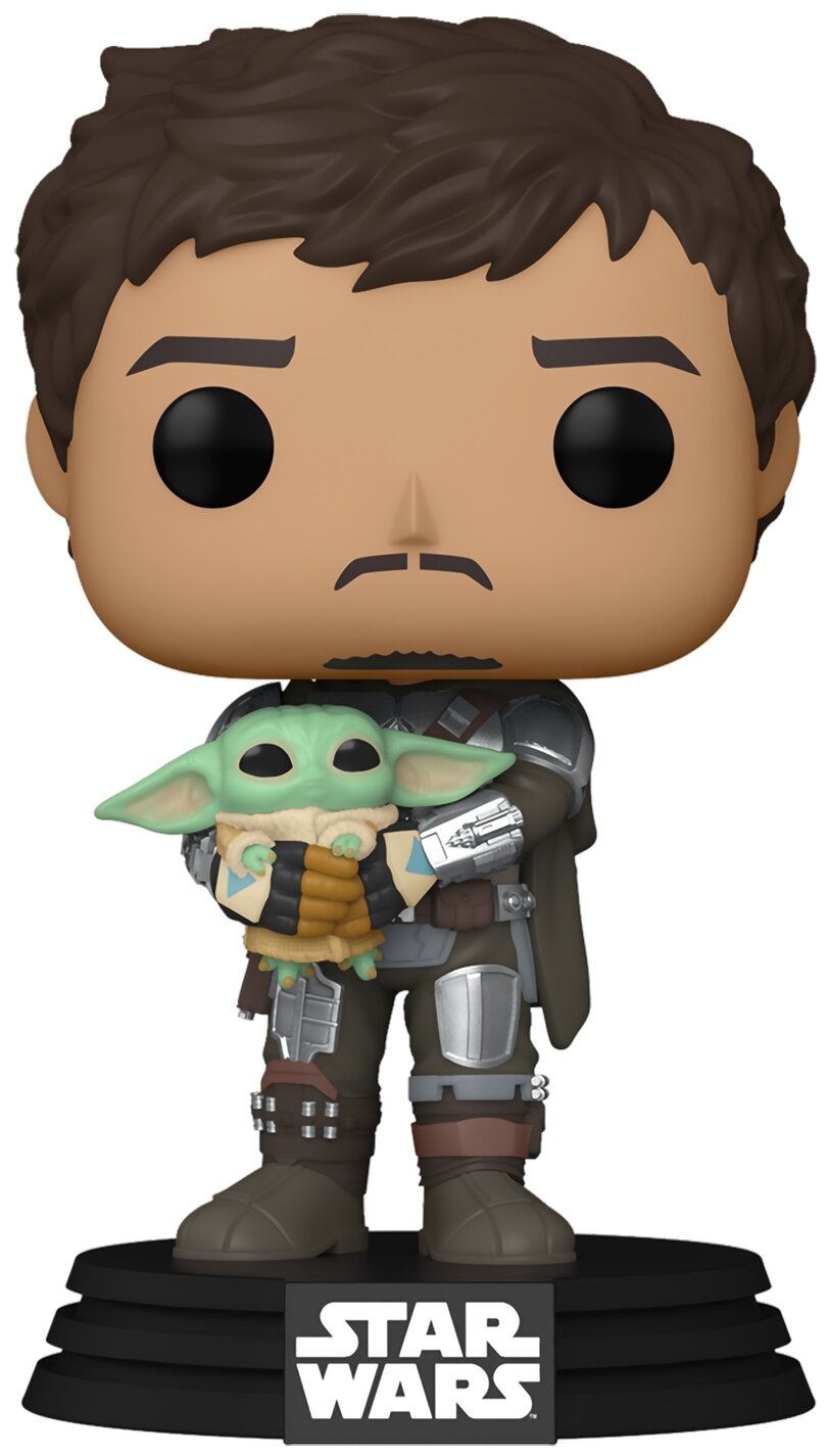 Funko POP! Star Wars Mandalorian Mandalorian with Grogu 54525