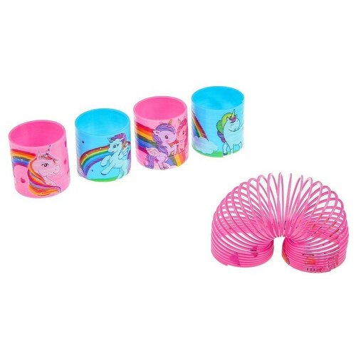 Пружинка - радуга «Единорог», цвета микс