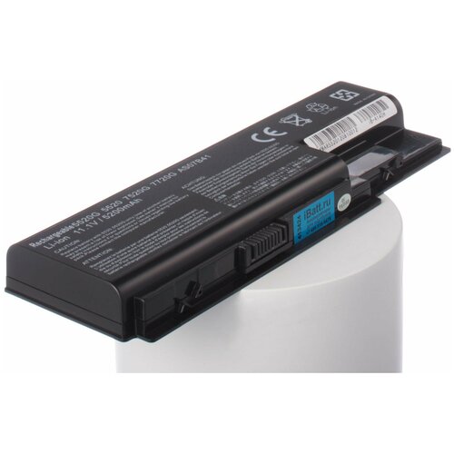 Аккумуляторная батарея iBatt iB-B1-A140H 5200mAh для ноутбуков Acer, eMachines, Packard Bell, Acer AS07B31, AS07B51, AS07B41, аккумулятор для ноутбука acer bt 00604 022 5200 mah 10 8 11 1v