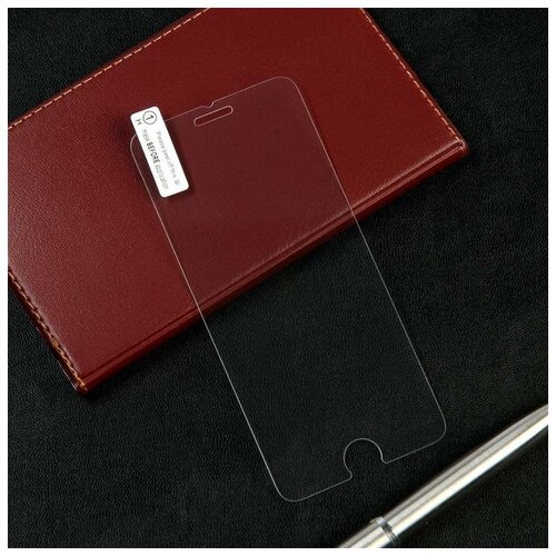 Защитное стекло 2.5D LuazON для iPhone 6/6S, полный клей