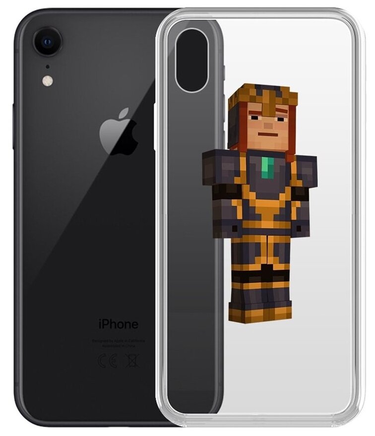 Чехол-накладка Krutoff Clear Case Петра для iPhone XR
