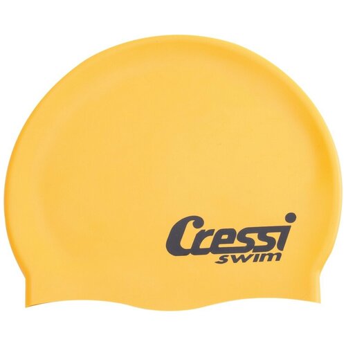 Шапочка для плавания CRESSI SILICONE CAP KIDS, детская, желтая