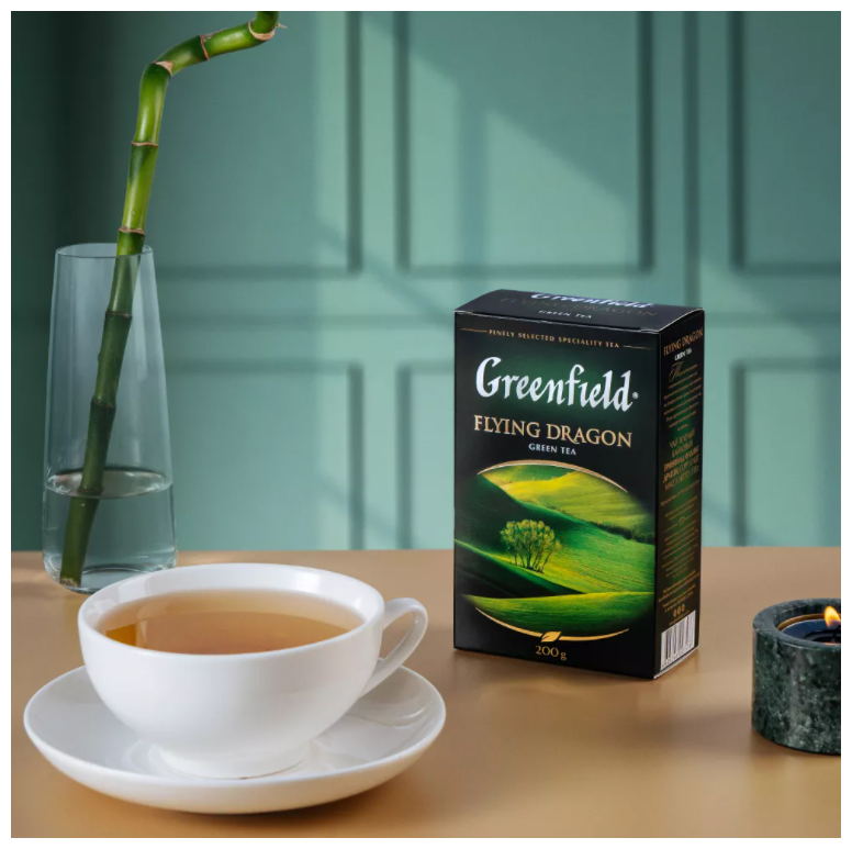 Чай зеленый листовой Greenfield Flying Dragon, 200 г - фотография № 4