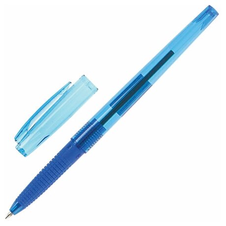 Ручка шариковая масляная с грипом PILOT "Super Grip G", синяя, узел 0.7 мм, линия письма 0.22 мм, BPS-GG-F-L