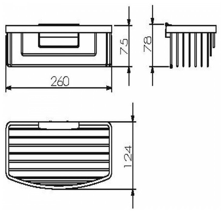 Мыльница решетка Lanberger 72360 - фотография № 2