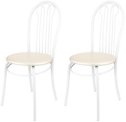Комплект стульев (2штуки) KETT-UP TOSCANA, KU109П, цвет белый/жемчуг