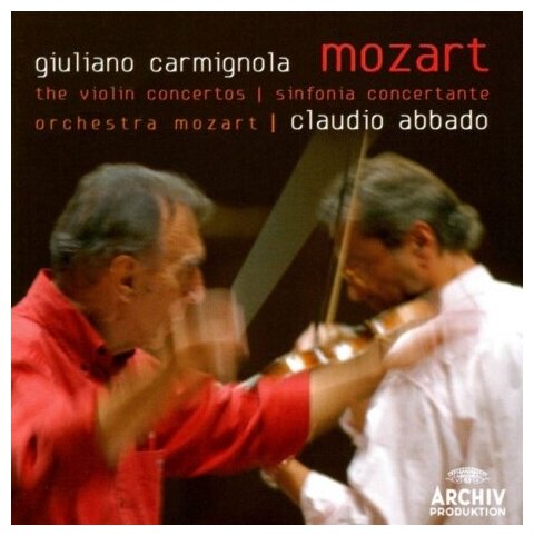 Компакт-диски, Archiv Produktion, CLAUDIO ABBADO - Mozart: The Violin Ctos; Sinfonia Concertante (2CD)